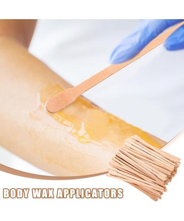 Beaupretty 100 Large Wax Sticks - Wooden Hair Removal Spatula for Smooth Skin | International Shipping - Buy Online on SooperMarket.com