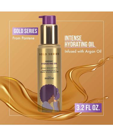 Pantene Sulfate-Free Hair Oil Treatment | Pro-V Gold Series for Natural & Curly Hair | Intense Hydration | 3.2 fl oz - Buy Online on SooperMarket.com