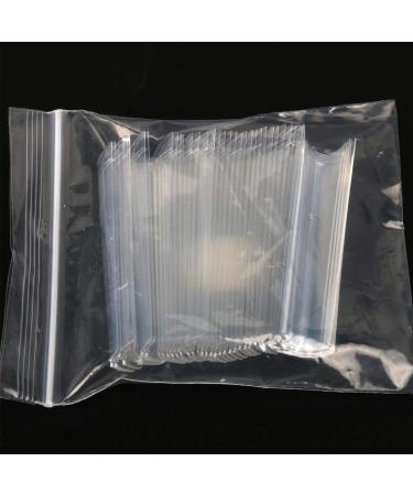Pack of 500 Artificial Nail Tips French Acrylic Style UV Gel Fake Nail Full Cover Artificial Fingernails Tip Fake Art Nails Suitable for Both Beginners & Experienced Nail Artists Clear - Buy Online on SooperMarket.com