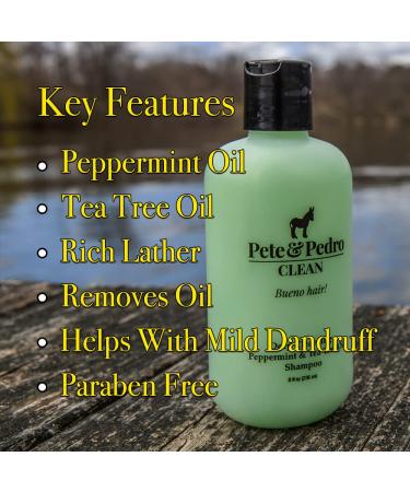 Pete & Pedro Clean Shampoo & Peppermint Condition Set | Tea Tree Oil & Peppermint Hair Care | Men's & Women's Shampoo and Conditioner | 8.5 oz. each - Buy Online on SooperMarket.com
