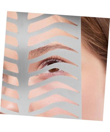 Gogogmee Eyebrow Template Eyebrow Stencil Eyebrow Shaping Tool Eyebrow Drawing Mold Eyebrow Draw Board Eyebrow Practice Stencil Brow Practice Tool Eyebrow Shape Mold Metal Eyebrow Mold - Buy Online on SooperMarket.com