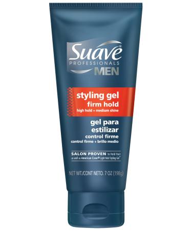 Suave Professionals Men's Styling Gel Firm Hold 7-Ounce (Pack of 4)