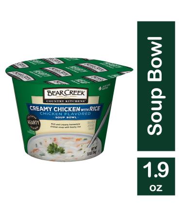 Bear Creek Hearty Soup Bowl Creamy Chicken with Rice 1.9oz (Pack of 6) - Delicious & Convenient Option - Buy Online on SooperMarket.com