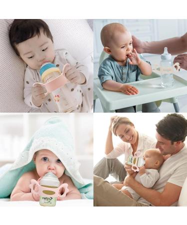 Buy 2PC Silicone Bottle Handles for Baby Bottles | Ergonomic Holder for Feeder Care | Fits 6cm+ Diameter Baby Bottles - Buy Online on SooperMarket.com