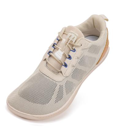 IceUnicorn Barefoot Shoes Women Wide Barefoot Shoes Men Walking Shoes Finess Shoes Outdoor Leisure 39 EU 146beige