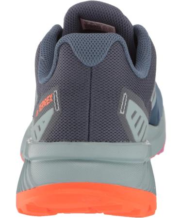 adidas Women's Terrex Soulstrides Trail Running Shoe 11 - Wonder Steel/Magic Grey/Impact Orange - Buy Online on SooperMarket.com