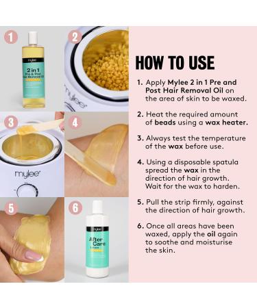 Mylee Advanced Stripless Wax 500g - Professional Hard Wax Beads for Painless Hair Removal - No Strips Needed - Peelable Hot Wax for Full Body, Face, Bikini & Brazilian - Buy Online on SooperMarket.com