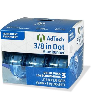 Adtech Permanent Adhesive Dots Glue Runner 3 Pack - Strong Bonding, Easy to Use - Buy Online on SooperMarket.com