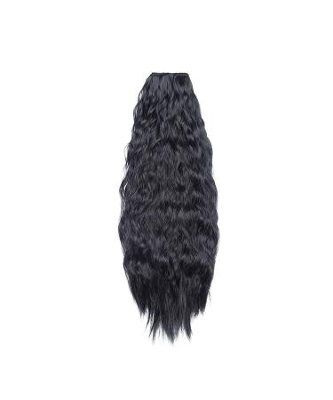 SEGO Hair Extensions Ponytail - Wavy Hairpiece Bun & Braided Updo | Black - International Shipping - Buy Online on SooperMarket.com