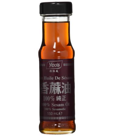 YEO's sesame oil pure / 100%) pack of 2 (1 x 150 ml)
