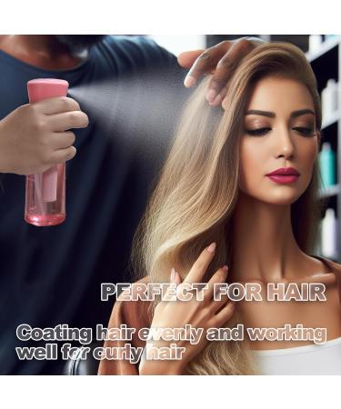 JANYUEPAI Hair Spray Bottle Continuous Fine Water Mist Sprayer for Hair Styling Skin Moisturizing Plant Watering Cleaning - Pink 200ml - Buy Online on SooperMarket.com