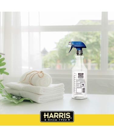 HARRIS 32oz Chemically Resistant Spray Bottles - 3-Pack for Cleaning Solutions | Professional Grade | Water Resistant - Buy Online on SooperMarket.com