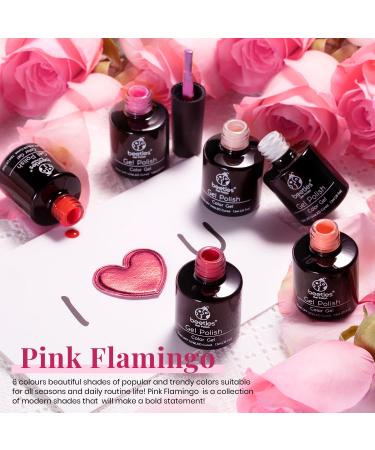 Beetles Gel Nail Polish Set - 6 Colors Sweetheart Candies Collection - Pink Glitter Gifts for Women - Soak Off Nail Gel Kit for Manicure - 0.25 Fl Oz (Pack of 6) - Buy Online on SooperMarket.com