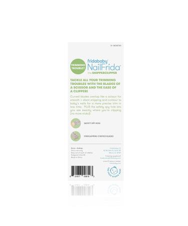 NailFrida SnipperClipper by Fridababy - Baby Nail Clipper with Safety Spyhole for Newborns & Up - Buy Online on SooperMarket.com