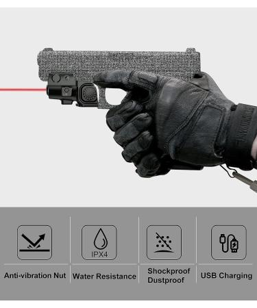 QR-Laser Green/Red/Blue Tactical Laser Sight | Rechargeable Compact Low Profile Beam with Strobe Function | Upgraded Version for Picatinny Weaver Rail - Buy Online on SooperMarket.com