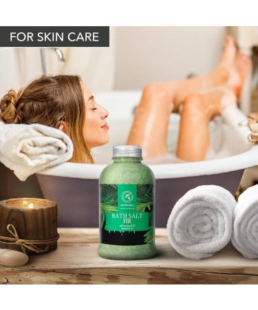 Bathing Salt Spruce 600g - Sea Salt with Essential Oil for Relaxation Stress Relief & Aromatherapy - Christmas Tree Fragrance - Buy Online on SooperMarket.com