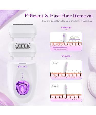 Epilator for Women Epilator for Women Legs Pluxy Hair Removal for Face Electric Shaver & Epilator Face Epilator for Women 2 in 1 Body Trimmer Razor with LED Light for Underarms Legs Arms Bikini Ep1128-6 - Buy Online on SooperMarket.com