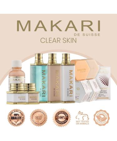 Makari Classic Body Beautifying Whitening Milk 4.75 fl.oz Lightening & Moisturizing Body Lotion with Vegeclairine Whitening Treatment for Dark Spots Acne Scars & Stretch Marks - Buy Online on SooperMarket.com