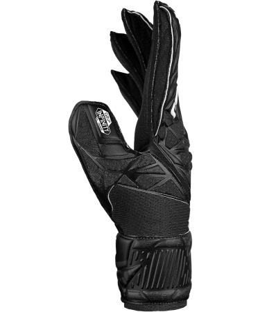 Reusch Unisex Youth Attrakt Infinity Junior Goalkeeper Gloves - Black Size 8 | International Shipping Available - Buy Online on SooperMarket.com