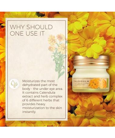 The Face Shop Calendula Essential Moisture Eye Cream - Lightweight Non-Greasy Formula for Soothing Eye Comfort - Buy Online on SooperMarket.com