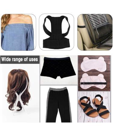 HANFINEE 1-1/2 Inch Sew on Knitted Elastic Band - Black 15 Yards | Heavy Stretch for Sewing Crafts, DIY Waistband, Bedspread & Cuff - Buy Online on SooperMarket.com