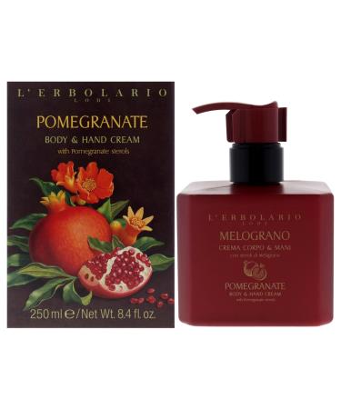 LErbolario Body and Hand Cream - Pomegranate for Unisex - 8.4 oz Cream