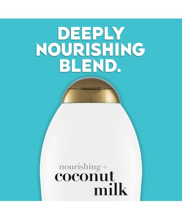 OGX Nourishing + Coconut Milk Shampoo & Conditioner Set - 25.4 Fl Oz (Pack of 2) - Buy Online on SooperMarket.com