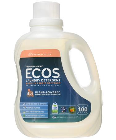 100 Oz Ecos Magnolia and Lilies Ultra Laundry Liquid