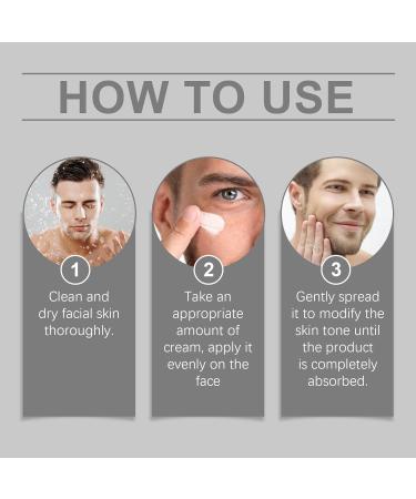 Men's Makeup Face Cream Brightening Moisturiser for Men Dark Spot Cream Skin Lightening Cream Hydrating Face Cream Face Care for Even Skin Tone Moisturizing Spots Covering Firming - Buy Online on SooperMarket.com