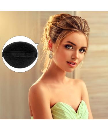 11-Piece Women's Sponge Hair Bump Up Inserts & Clips for DIY Hairstyles - Black/Brown - Buy Online on SooperMarket.com
