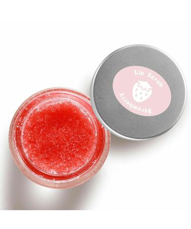 Strawberry Lip Scrub & Sleep Mask | Exfoliate Moisturize & Repair Dry Lips - Best Lip Care Products Online - Buy Online on SooperMarket.com