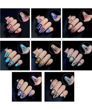Perfect Your Nail Look With 8ml Gel Create Eye Catching Nails Quickly DIY Art For Women Girls Nail Art Decoration Kit Multi-Color - Buy Online on SooperMarket.com