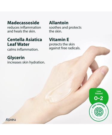A'PIEU Madecassoside Cica Gel - Soothes Dryness, Redness & Blemishes - Centella Asiatica & Vitamin E - 3.38 fl oz - Buy Online on SooperMarket.com
