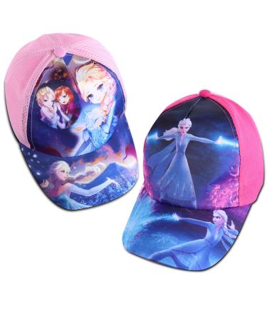 AWOUSUE Basecap Children Girls Elsa Basecap Girl Ice King adjustable hat cap girls ice king cap Anna and Elsa Basecap Children Girls Elsa Outdoor Sonnenhut Baseball Cap Kinder Set