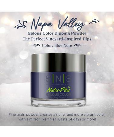 SNS Nail Dip Powder - Blue Note (Blue/Navy) | Long-Lasting & Low-Odor Dipping Powder | 1oz Gelous Color No UV Lamp Required - Buy Online on SooperMarket.com