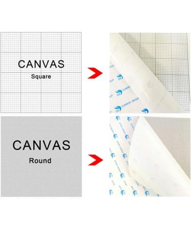 5Pcs OneHippo 30x30CM Diamond Painting Blank Grid Canvas for Custom Embroidery - Round/Square, Glue Included - Buy Online on SooperMarket.com