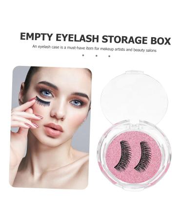3 Pcs Eyelash Storage Boxes - Portable False Eyelash Case with Glue | Travel Makeup Organizer for Individual Lashes - Buy Online on SooperMarket.com