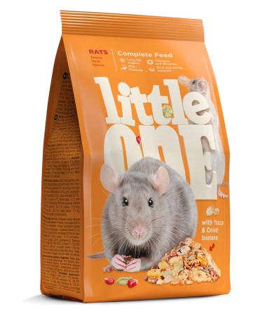 Little One complete food for rats in a bag 400 g with Yucca & Dried banana 400 g (1 pack)