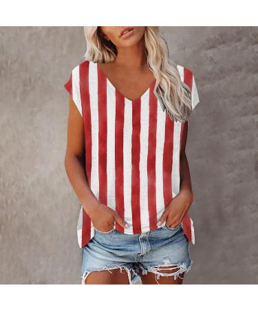 Short Sleeve T Shirts Clothing Woman T-Shirt Casual Black Clothing Top Women's Floral Pattern for Women Crop Tops Shirt Shirts Top Women's Summer Tank Top 1 Red S - Buy Online on SooperMarket.com