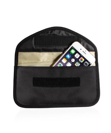 Canvas protection Anti-radiation anti-tracking-anti-spy signal blocking case bag handset function bag for iPhone 6s 6Splus 6 6 plus iPhonese 5s iPhone 5c iPhone 5 iPod touch samsung htc Motorola Sony GPS memory cards and other electronic products (black)