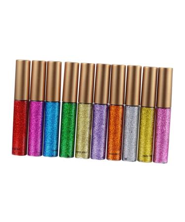 BELLIFFY 10pcs Liquid Eyeshadow Liquid Eyeliner Eye Shadow Shiny Eyeshadow Shinny Eyeliner Glitter Eyeliner