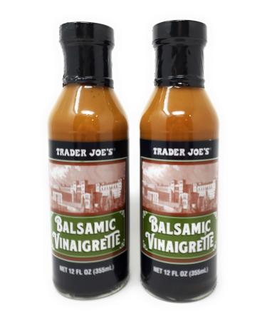 Trader Joe's Balsamic Vinaigrette Net 12 Fl. Oz (355ml) - Pack of 2