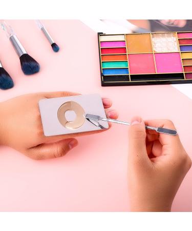 Buy Stainless Steel Makeup Mixing Palette & Spatula | Professional Cosmetic Foundation & DIY Art Supplies - Buy Online on SooperMarket.com