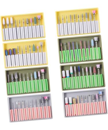 Beavorty 2 Sets Nail File Drill Bits Grit Manicure sand tool nail grinding polisher Nail Art supplies Nail Drill Replacement Bits Gel Nails Bit Cuticle Drill Bits Grinding head alloy 5x1cmx2pcs Yellowx2pcs - Buy Online on SooperMarket.com