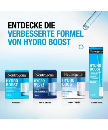 Neutrogena Hydro Boost Face Cream 50ml - Revitalising Booster with Hyaluronic Acid & Antioxidants Oil-Free Intensive Care for All Skin Types - Buy Online on SooperMarket.com