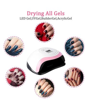 Shop Joyboy 168W UV LED Nail Dryer - Professional Lamp with Smart Timer & LCD Display for All Gel Nails - Buy Online on SooperMarket.com