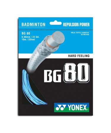 Yonex BG80 0.68 mm badminton set blue
