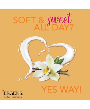 Jergens Softening Vanilla Oil-Infused Moisturizer 16.8oz | Soothing Full-Body Moisture with Sweet Vanilla Essence | International Shipping Available - Buy Online on SooperMarket.com