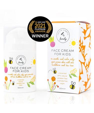 Kids Acne Treatment Face Cream for Normal to Oily Skin | Nourishing & Calming | Unscented, Paraben & Sulfate-Free | Natural & Vegan | All Skin Types - Buy Online on SooperMarket.com