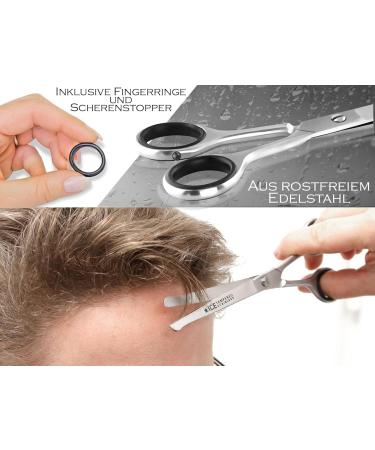 Premium Hair Scissors with Micro-Serration & Rounded Tip for Precision Cutting - Ideal for Professionals & Home Use | Fast International Shipping - Buy Online on SooperMarket.com